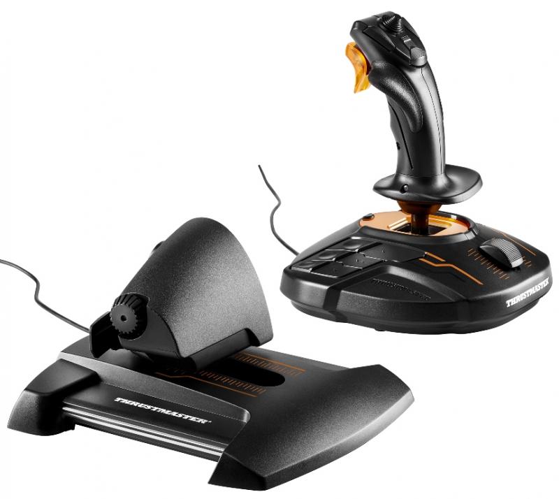 Thrustmaster T16000M FCS + Thrustmaster Plynový pedál TWCS Throttle