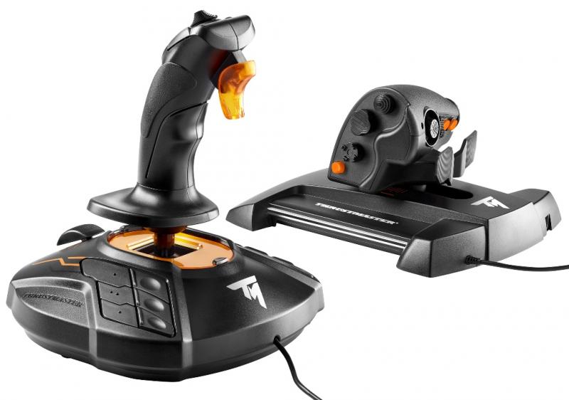 Thrustmaster T16000M FCS + Thrustmaster Plynový pedál TWCS Throttle