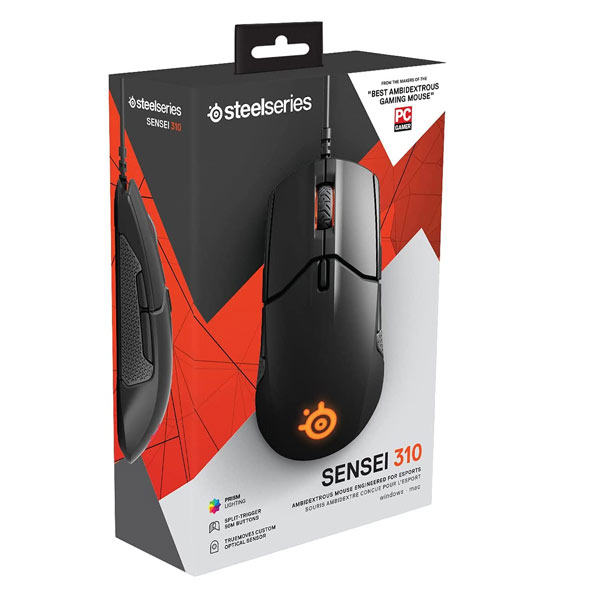 SteelSeries Sensei 310 Ambidextrous Mouse, black SteelSeries Sensei 310 Ambidextrous Mouse, black