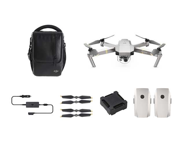 DJI Mavic Pro Platinum, Fly More Combo (DJIM0252C)