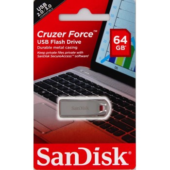 USB klíč SanDisk Cruzer Force, 64GB, USB 2.0 (SDCZ71-064G-B35)