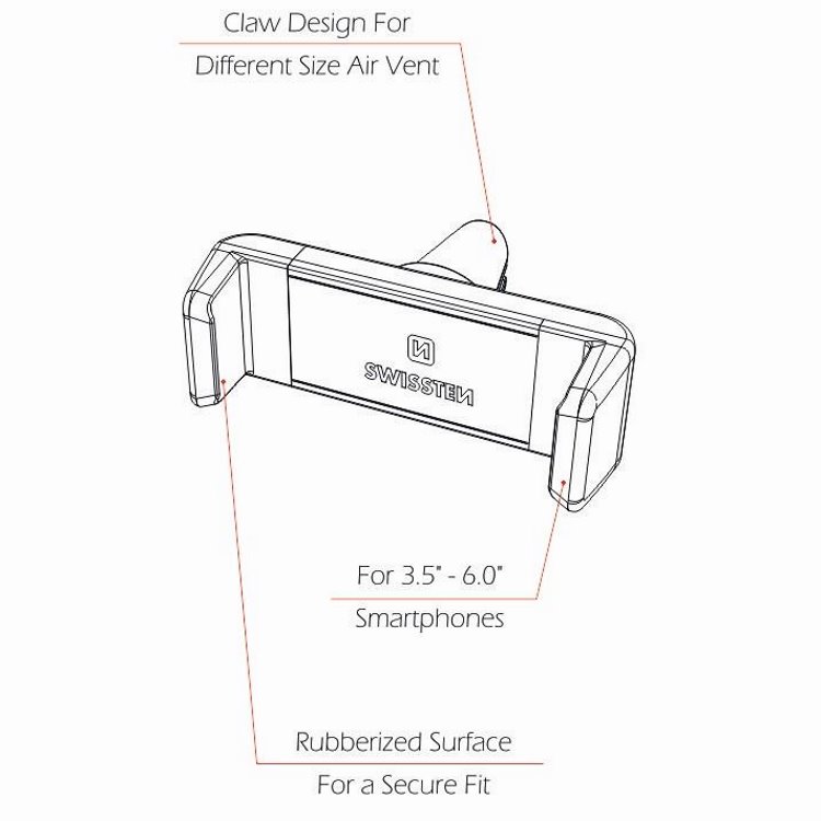 Držák Swissten S-Grip AV-1 do ventilace