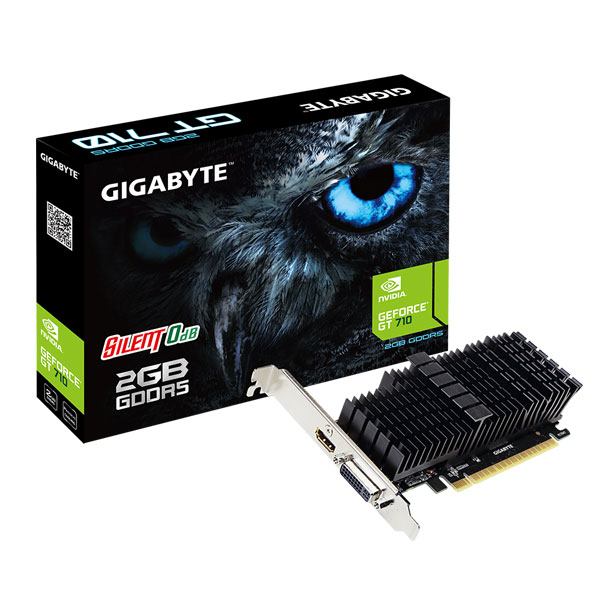 Gigabyte GeForce GT 710, Low Profile, GD5 2G