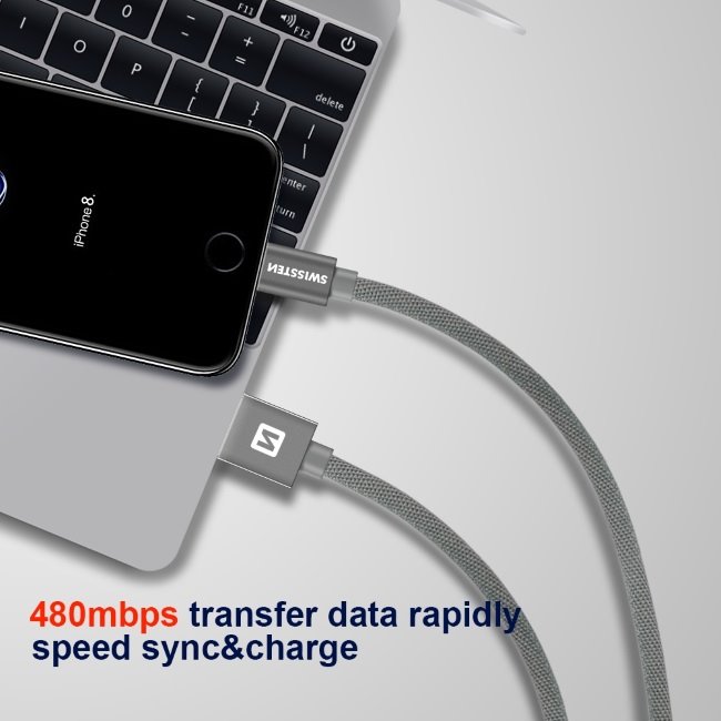 .Dátový kabel Swissten textilní s USB-C konektorem a podporou rychlonabíjení, Red .Dátový kabel Swissten textilní s USB-C konektorem a podporou rychlonabíjení, Red