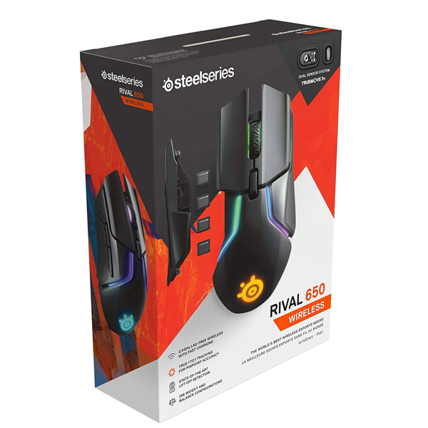 Herní myš SteelSeries Rival 650 Wireless