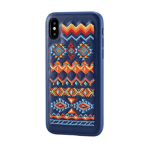 Devia kryt Flower Embroidery Case pro iPhone X/XS, bohemian