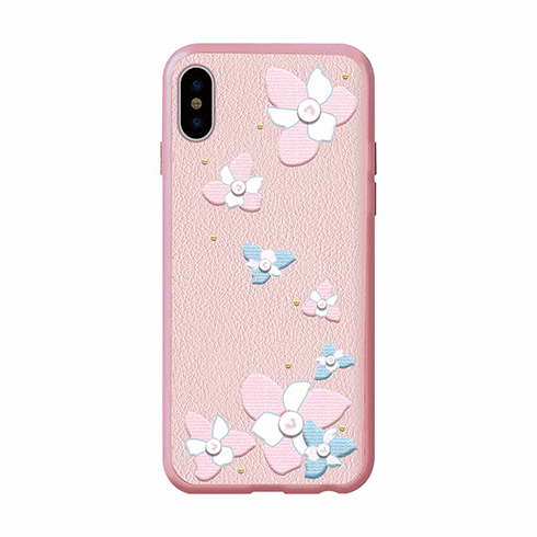 Devia kryt Flower Embroidery Case pro iPhone X/XS