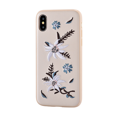 Devia kryt Flower Embroidery Case pro iPhone X/XS