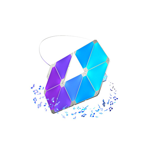 Modulární smart osvětlení Nanoleaf Aurora Rhythm Smarter Kit 9 Pack Modulární smart osvětlení Nanoleaf Aurora Rhythm Smarter Kit 9 Pack