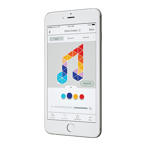 Modulární smart osvětlení Nanoleaf Aurora Rhythm Smarter Kit 9 Pack Modulární smart osvětlení Nanoleaf Aurora Rhythm Smarter Kit 9 Pack