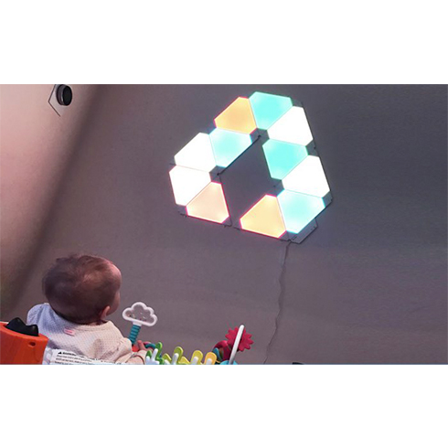 Modulární smart osvětlení Nanoleaf Aurora Rhythm Smarter Kit 9 Pack