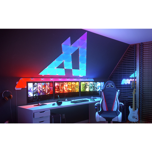 Modulární smart osvětlení Nanoleaf Aurora Rhythm Smarter Kit 9 Pack Modulární smart osvětlení Nanoleaf Aurora Rhythm Smarter Kit 9 Pack