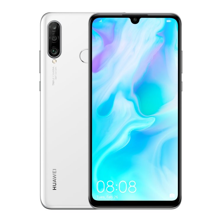 Huawei P30 Lite, 4/128GB, Dual SIM, Pearl White-CS distribuce