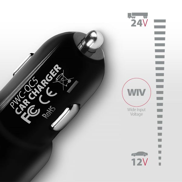 Autonabíječka AXAGON PWC-QC5 QuickCharge 3.0-31W, Black Autonabíječka AXAGON PWC-QC5 QuickCharge 3.0-31W, Black