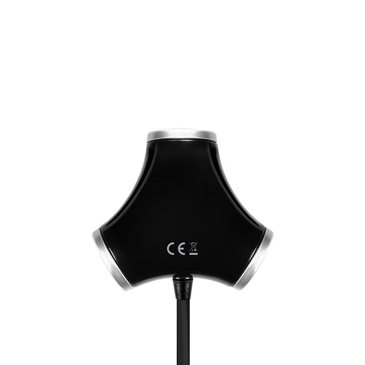 AXAGON HUE-X3 4x USB 2.0 Trinity hub, Black AXAGON HUE-X3 4x USB 2.0 Trinity hub, Black