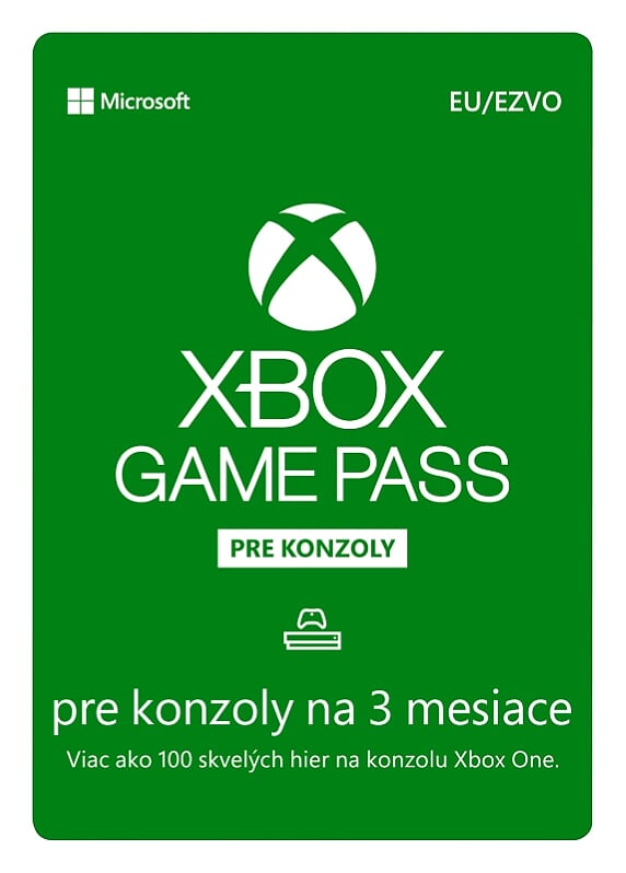 Xbox Game Pass 3 měsíční předplatné Xbox Game Pass 3 měsíční předplatné