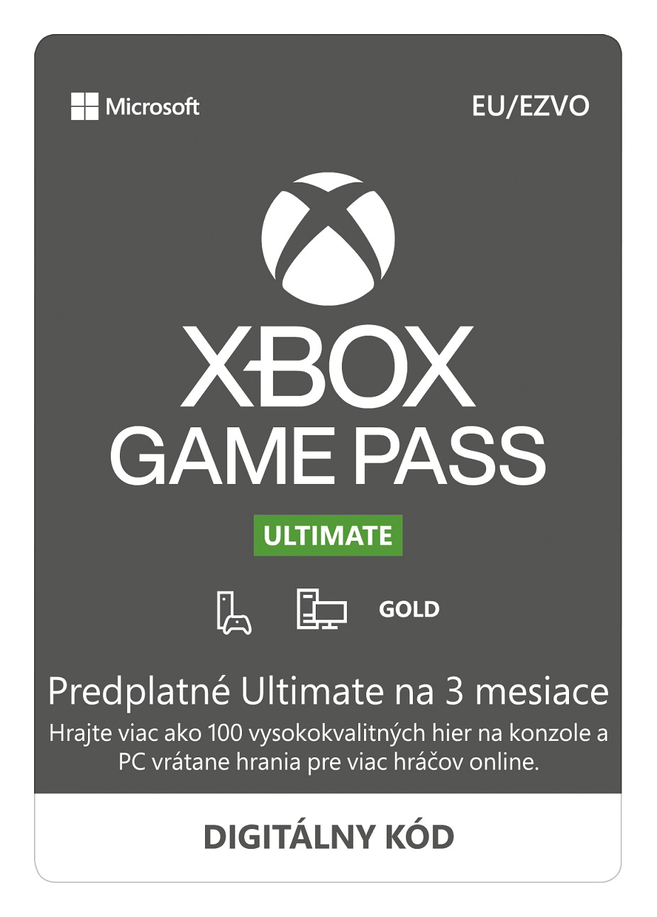 Xbox Ultimate Game Pass 3 měsíční předplatné