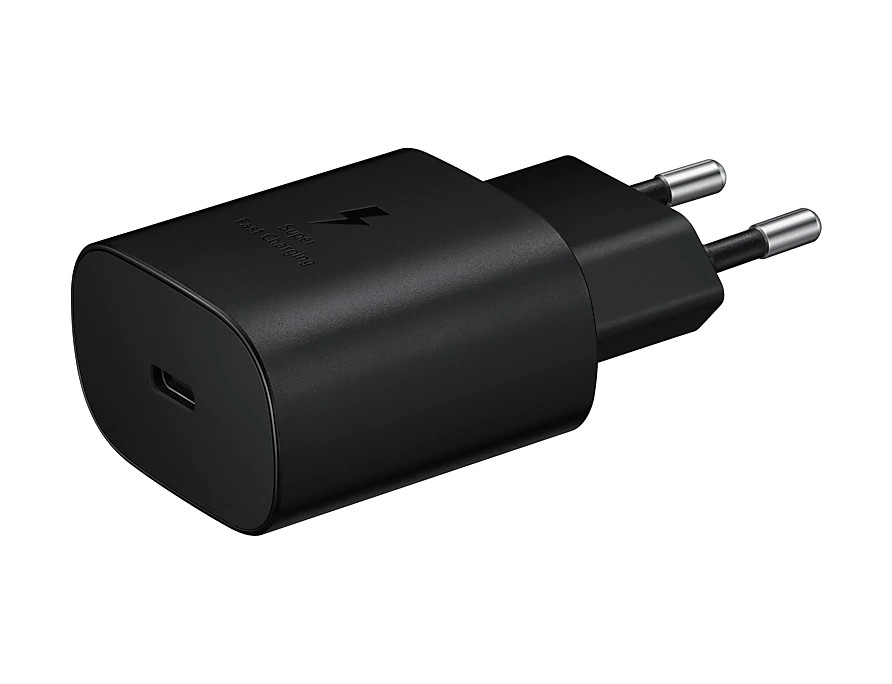 Rychlonabíječka Samsung 25W s USB-C kabelem, black Rychlonabíječka Samsung 25W s USB-C kabelem, black