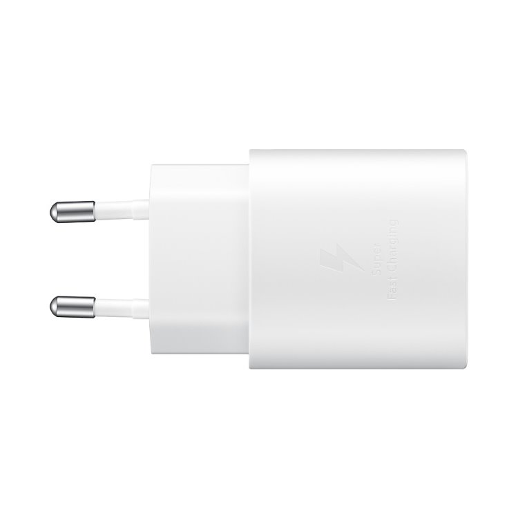 Rychlonabíječka Samsung 25W s USB-C kabelem, white