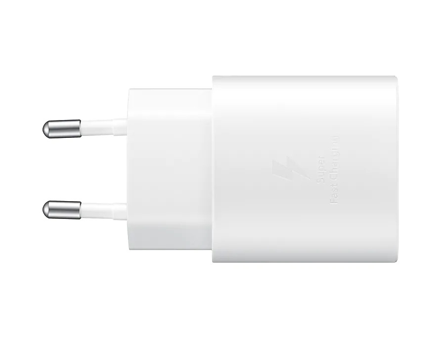 Rychlonabíječka Samsung 25W s USB-C kabelem, white