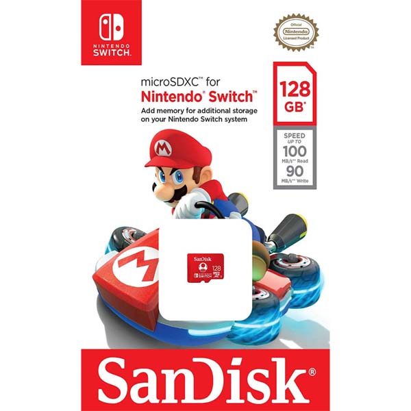 SanDisk Nintendo Switch Micro SDXC 128 GB SanDisk Nintendo Switch Micro SDXC 128 GB