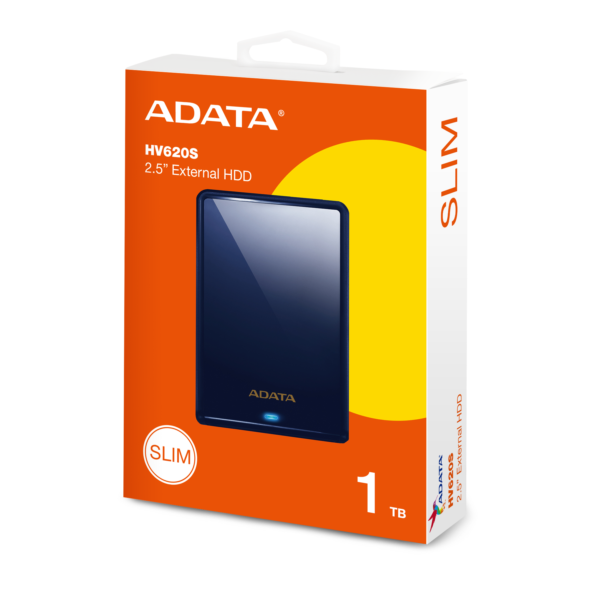 A-Data HDD HD620S, 1TB, USB 3.2 (AHV620S-1TU31-CBL), Blue A-Data HDD HD620S, 1TB, USB 3.2 (AHV620S-1TU31-CBL), Blue
