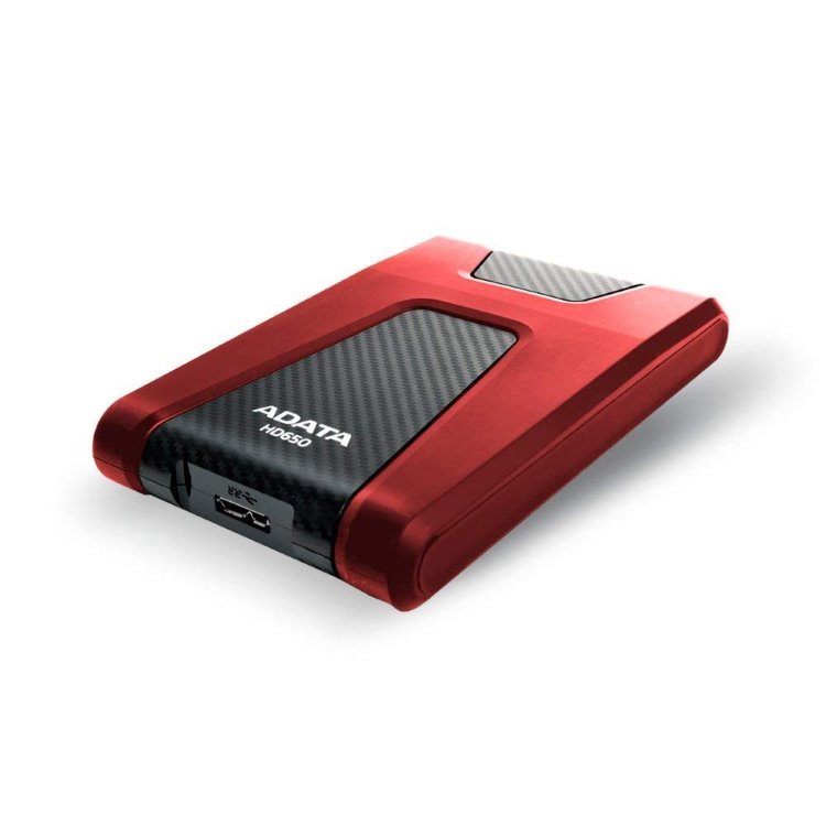 A-Data HDD HD650, 1TB, USB 3.2 (AHD650-1TU31-CRD), Red