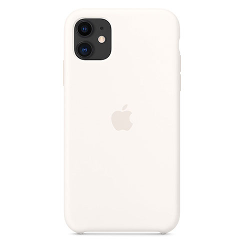 Apple iPhone 11 Silicone Case, white