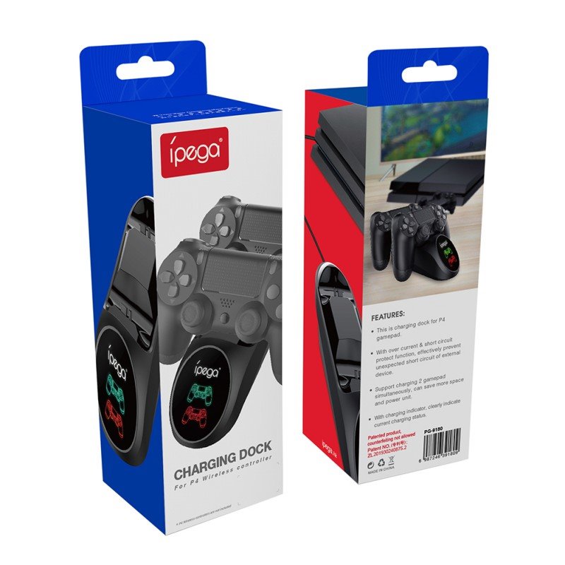 Duálna nabíjecí stanice iPega 9180 pro PS4 DualShock Duálna nabíjecí stanice iPega 9180 pro PS4 DualShock