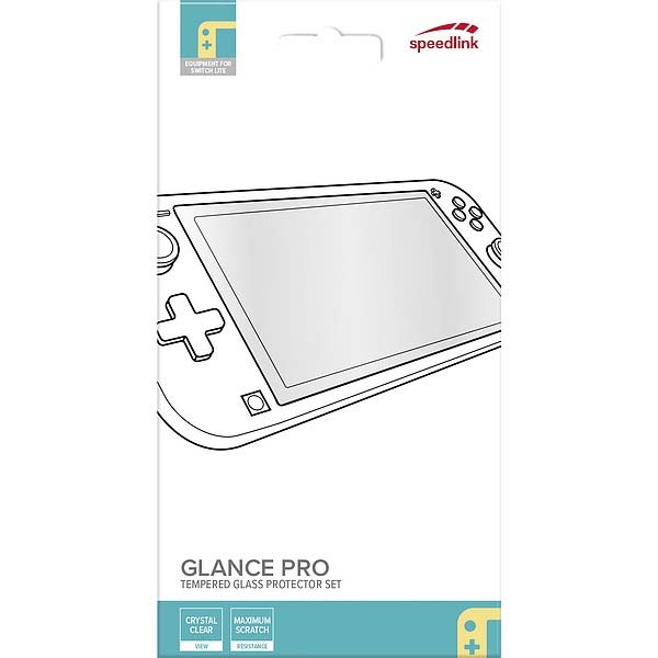 Ochranné sklo Speedlink Glance Pro Tempered Glass Protection Kit pro konzole Nintendo Switch Lite