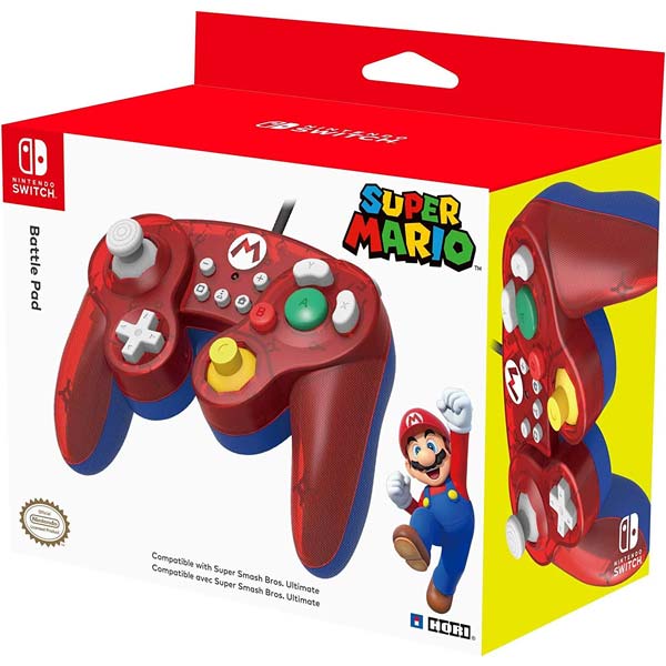 HORI Battle Pad pro konzoly Nintendo Switch (Mario Edition)