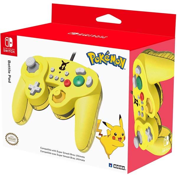 HORI Battle Pad pro konzoly Nintendo Switch (Pikachu Edition)