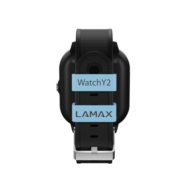 LAMAX WatchY2, dětské smart hodinky s GPS, černé