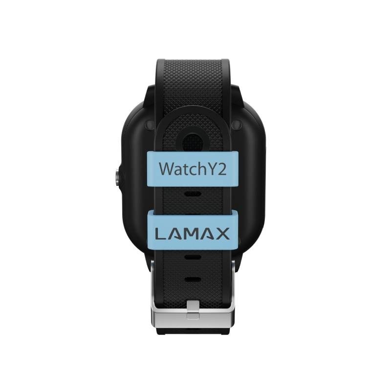 LAMAX WatchY2, dětské smart hodinky s GPS, černé LAMAX WatchY2, dětské smart hodinky s GPS, černé