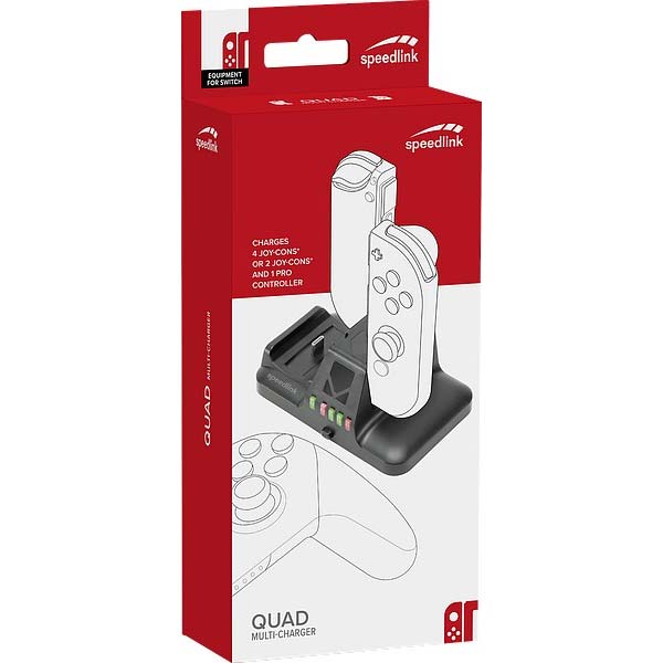 Nabíječka Speedlink Quad Multi-Charger pro Nintendo Switch Nabíječka Speedlink Quad Multi-Charger pro Nintendo Switch