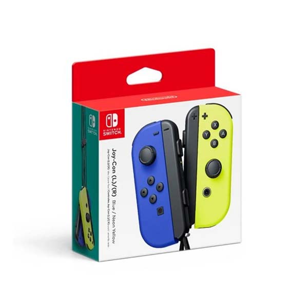 Ovládače Nintendo Joy-Con Pair, modrý/neonově žlutý