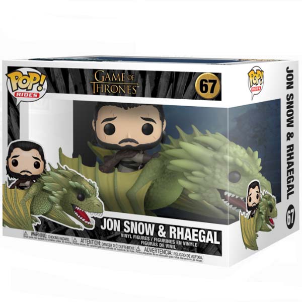 POP! Riders: Jon Snow with Rhaegal (Game of Thrones) 18 cm