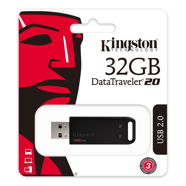 USB klíč Kingston DataTraveler 20, 32GB, USB 2.0 (DT20/32GB)