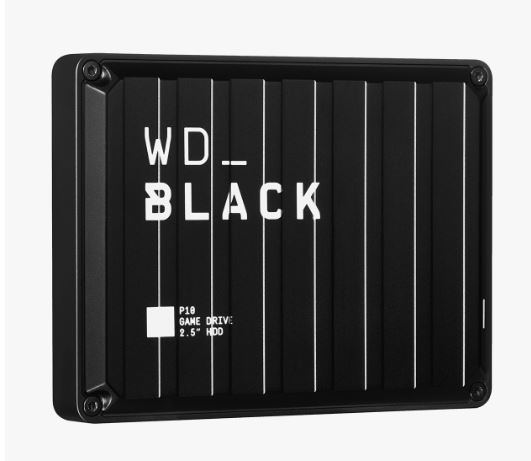 WD HDD Black P10 Game Drive, 4TB, 2,5"