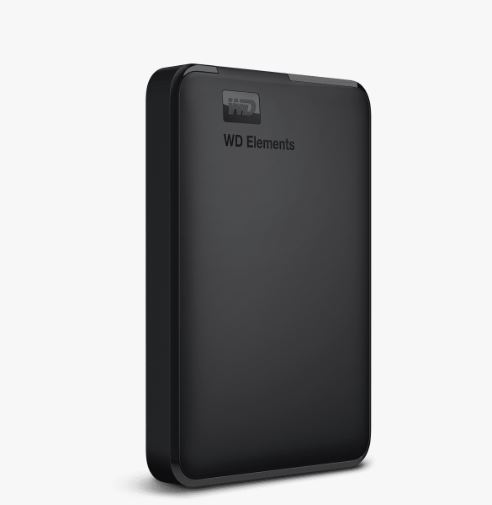 WD HDD Elements Portable, 5TB, USB 3.1