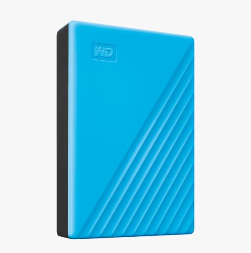 WD HDD My Passport, 4TB, USB 3.0, Blue