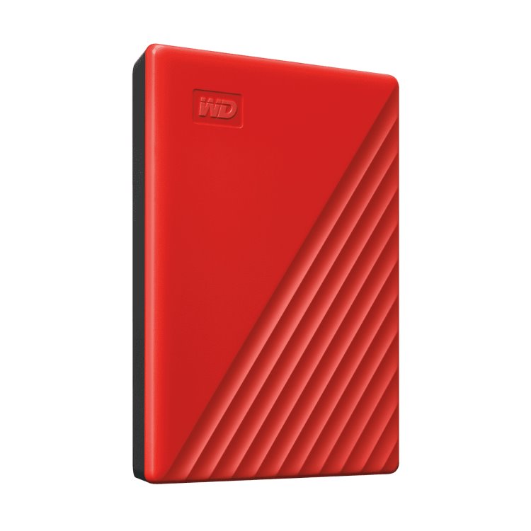 WD HDD My Passport, 4TB, USB 3.0, Red