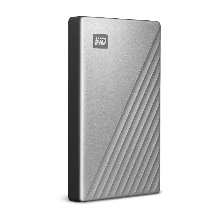 WD HDD My Passport Ultra, 2TB, USB-C, Silver