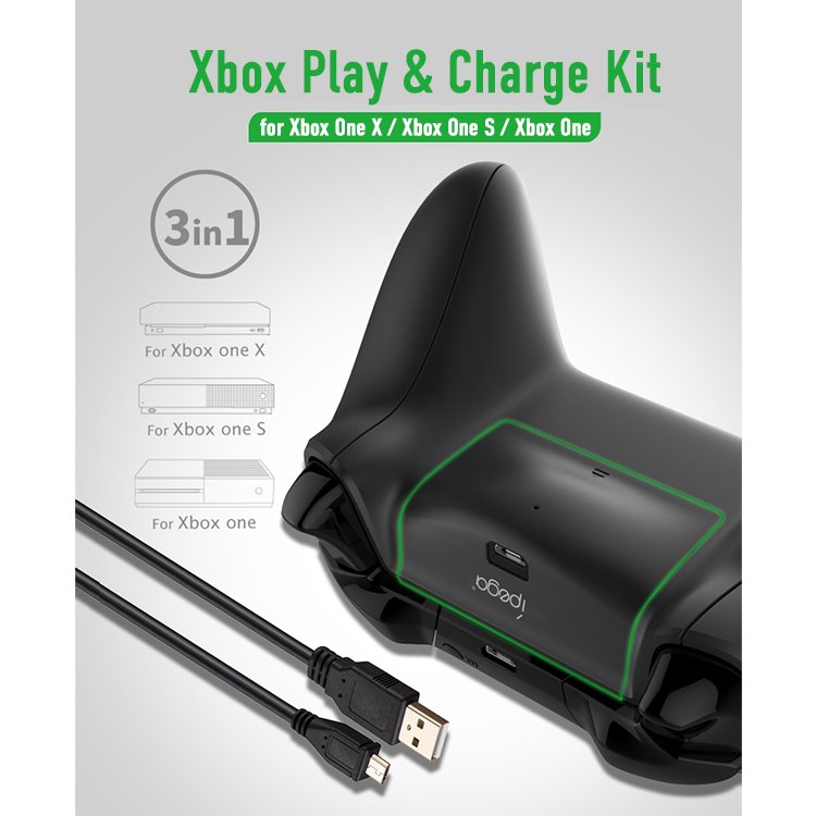 iPega XB001 Play & Charge Kit pro ovladač Xbox One/One S/One X