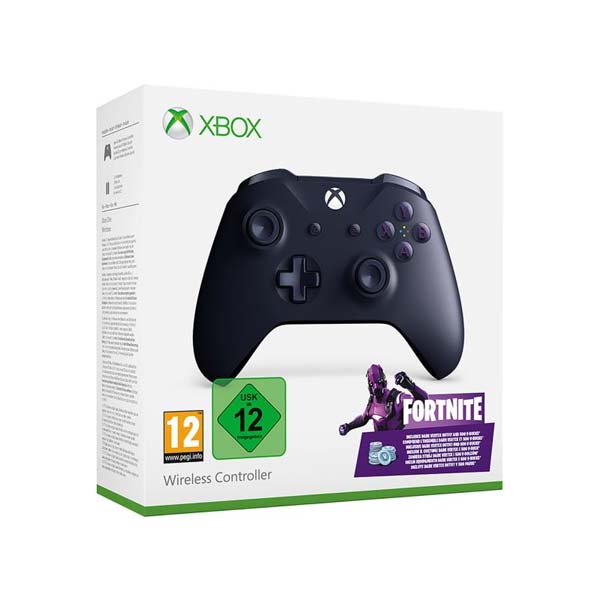 Microsoft Xbox One S Wireless Controller, purple (Special Edition) + Fortna DLC + 500 V-Bucks