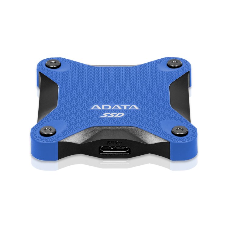 A-Data SSD SD600Q, 240GB, USB 3.2-rychlost 440/430 MB/s (ASD600Q-240GU31-CBL), Blue A-Data SSD SD600Q, 240GB, USB 3.2-rychlost 440/430 MB/s (ASD600Q-240GU31-CBL), Blue