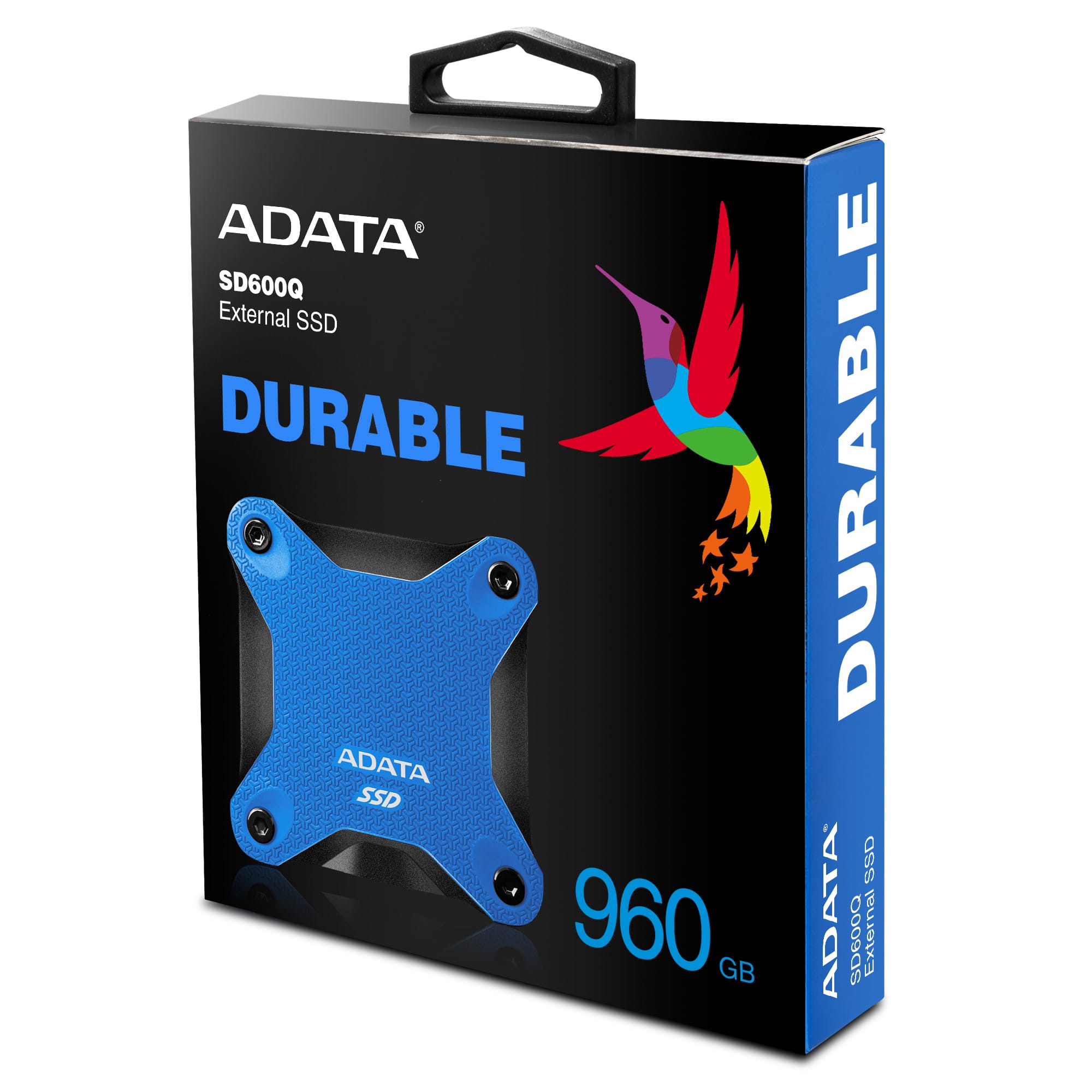 A-Data SSD SD600Q, 240GB, USB 3.2-rychlost 440/430 MB/s (ASD600Q-240GU31-CBL), Blue A-Data SSD SD600Q, 240GB, USB 3.2-rychlost 440/430 MB/s (ASD600Q-240GU31-CBL), Blue