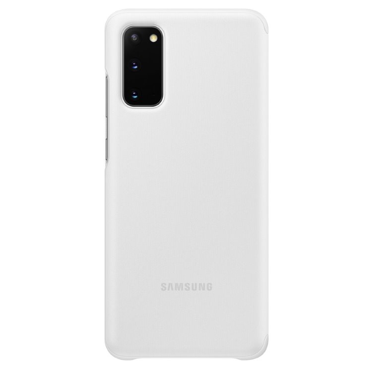 Pouzdro Clear View Cover pro Samsung Galaxy S20, white
