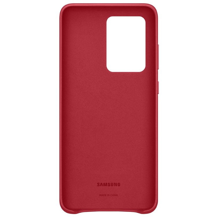 Pouzdro Leather Cover pro Samsung Galaxy S20 Ultra, red