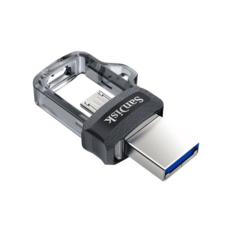 USB klíč SanDisk Ultra Dual Drive, 128GB, USB 3.1-rychlost 150MB/s (SDDDC2-128G-G46)